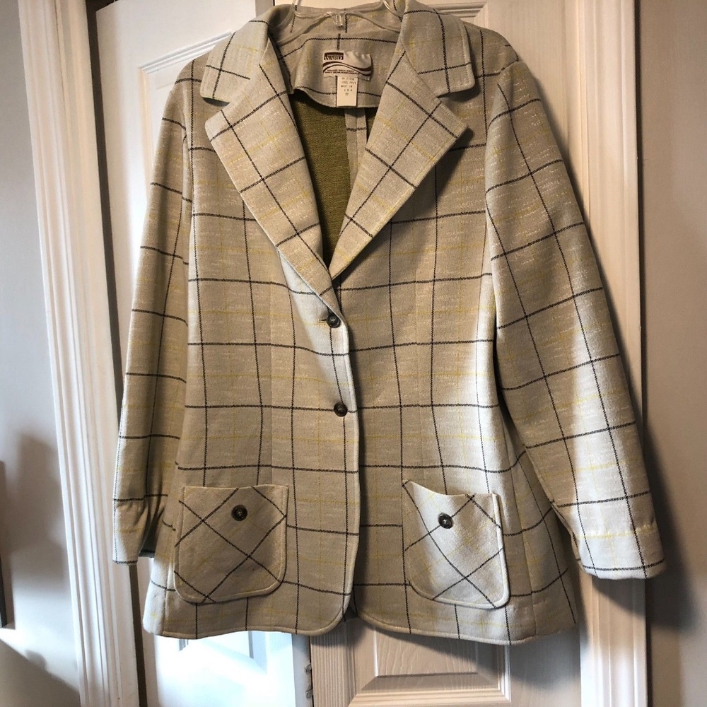 Montgomery Ward Vintage Womens Jack Blazer Sz 22 2